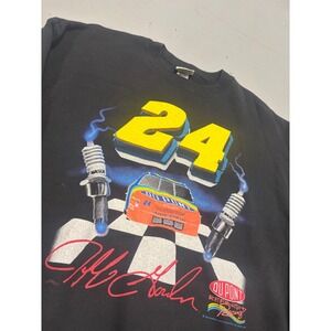 Vintage‎ 1995 Jeff Gordon Nutmeg Mills NASCAR Sweatshirt Black XL Made in USA